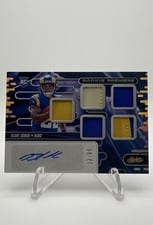 2024 Panini Absolute Rookie Premiere Materials Autographs Blake Corum #RPMA-BCM card
