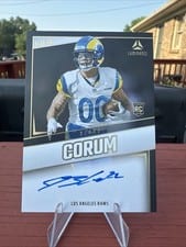 2024 Panini Luminance Year One Signatures RPS Blake Corum #YOS-BCM card