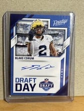 2024 Panini Prestige Draft Day Signatures Blake Corum #DDS-BCM card