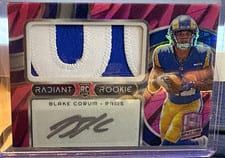 2024 Panini Spectra Radiant Rookie Patch Signatures Blake Corum #RRP-BCM card