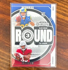 2024 Panini Contenders Round Numbers Blake Corum / Trey Benson #12 card