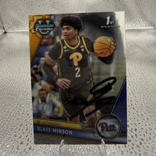 2023-24 Bowman University Chrome Bowman Chrome Prospects Autographs Blake Hinson #BCPA-BH card