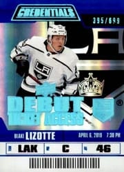 2019-20 Upper Deck Credentials Base Set Blake Lizotte #121 card