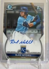 2023 Bowman Draft Chrome Prospect Autographs Blake Mitchell #CDA-BMI card