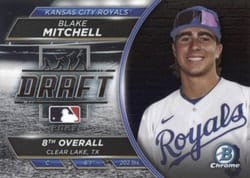 2023 Bowman Draft Draft Night Blake Mitchell #BDN-10 card