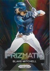 2024 Panini Prizm Prizmatic Blake Mitchell #18 card
