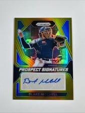 2024 Panini Prizm Prospect Signatures Blake Mitchell #PS-BM card