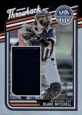 2026 Panini Stars and Stripes Prizm USA Throwback Materials Blake Mitchell #20 card