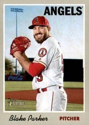 2019 Topps Heritage Base Set Blake Parker #132 card