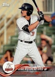 2018 Topps Pro Debut Base Set Blake Rutherford #135 card