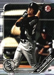 2019 Bowman Prospects Blake Rutherford #BP-20 card