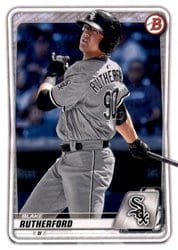2020 Bowman Draft Base Set Blake Rutherford #BD-172 card