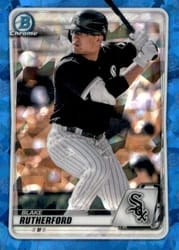 2020 Bowman Sapphire Edition Base Set Blake Rutherford #BCP-13 card