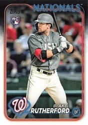 2024 Topps Base Set Blake Rutherford #637 card