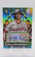 2024 Topps Big League Opening Act Autographs Blake Rutherford #OAA-BR card