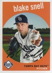 2018 Topps Archives Base Set Blake Snell #63 card