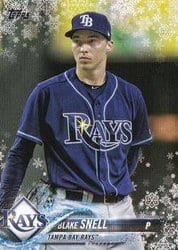 2018 Topps Holiday Base Set Blake Snell #HMW21 card