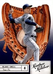 2019 Panini Leather & Lumber Base Set Blake Snell #15 card