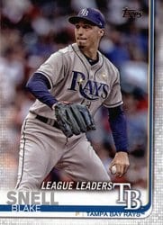 2019 Topps Base Set Blake Snell #24 card