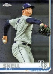 2019 Topps Chrome Base Set Blake Snell #76 card