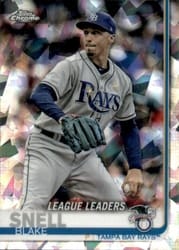 2019 Topps Chrome Sapphire Edition Base Set Blake Snell #24 card