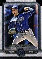 2019 Topps Museum Collection Base Set Blake Snell #90 card