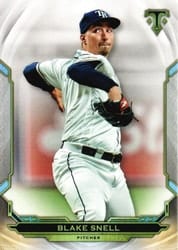 2019 Topps Triple Threads Base Set Blake Snell #19 card