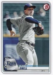 2020 Bowman Base Set Blake Snell #68 card