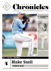 2020 Panini Chronicles Base Set Blake Snell #23 card