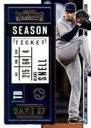 2020 Panini Contenders Base Set Blake Snell #93 card
