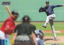 2020 Stadium Club Base Set Blake Snell #40 card