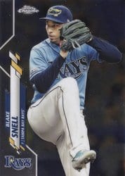 2020 Topps Chrome Base Set Blake Snell #68 card