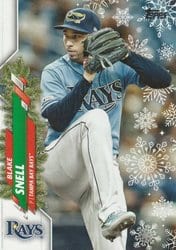 2020 Topps Holiday Base Set Blake Snell #HW40 card