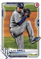 2021 Bowman Base Set Blake Snell #82 card