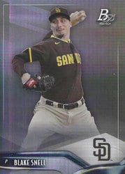 2021 Bowman Platinum Base Set Blake Snell #4 card