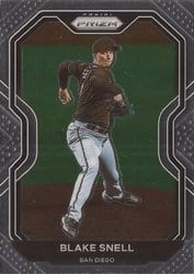2021 Panini Prizm Base Set Blake Snell #37 card