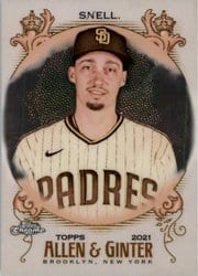 2021 Topps Allen & Ginter Chrome Base Set Blake Snell #170 card