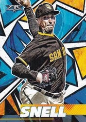 2021 Topps Fire Base Set Blake Snell #140 card
