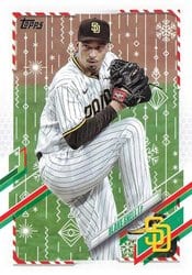 2021 Topps Holiday Base Set Blake Snell #HW48 card