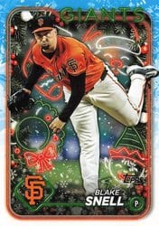 2024 Topps Holiday Base Set Blake Snell #H21 card