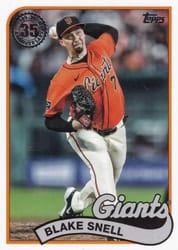 2024 Topps Update 1989 Topps Baseball 35th Anniversary Blake Snell #89US-32 card