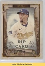 2025 Topps Allen & Ginter Rip Cards Blake Snell #RIP-74 card