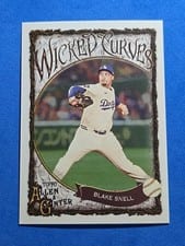 2025 Topps Allen & Ginter Wicked Curves Blake Snell #WC-10 card