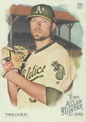 2019 Topps Allen & Ginter Base Set Blake Treinen #12 card