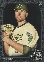 2019 Topps Allen & Ginter X Base Set Blake Treinen #12 card