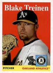 2019 Topps Archives Base Set Blake Treinen #92 card