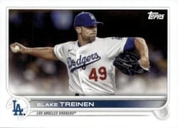 2022 Topps Mini Base Set Blake Treinen #US164 card