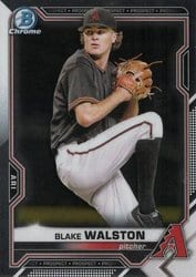 2021 Bowman Chrome Prospects Blake Walston #BCP-104 card