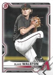 2021 Bowman Prospects Blake Walston #BP-104 card