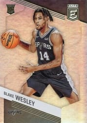 2022-23 Donruss Elite Base Set Blake Wesley #215 card